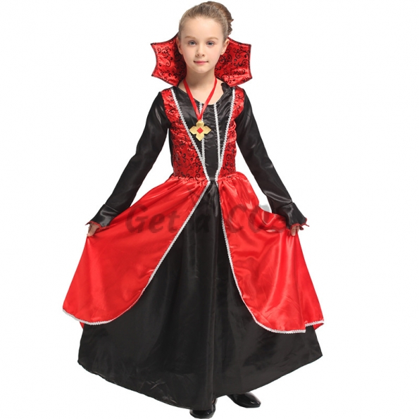 Girls Vampire Costume Elegant Princess