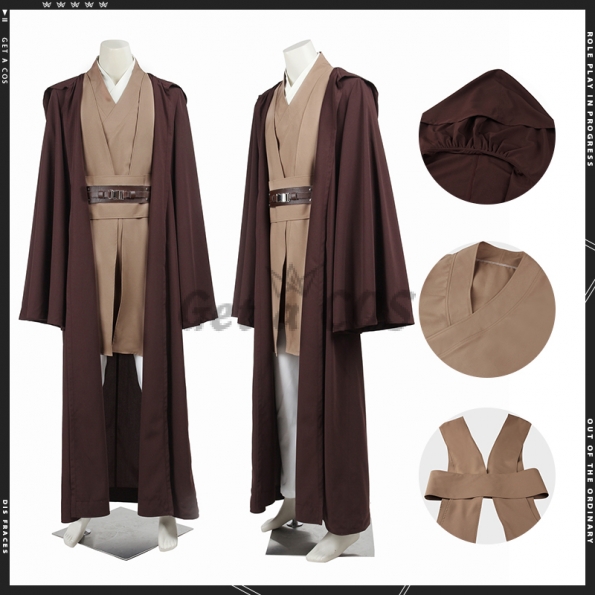 Star Wars Costumes Mace Windu Cosplay - Customized