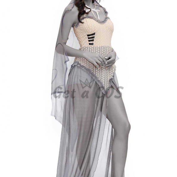 Horror Ghost Clothes Zombie Bride Victor Emily Women Costume