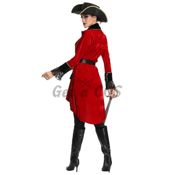 Women Halloween Caribbean Pirates Costumes Cosplay Game Uniform
