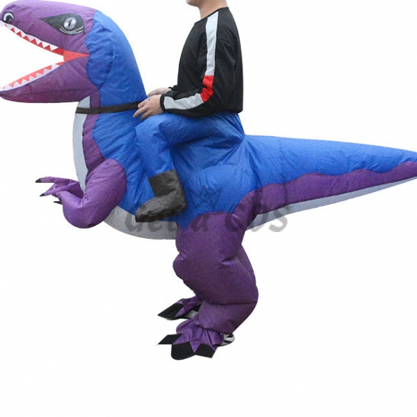 Inflatable Costumes Riding Velociraptor