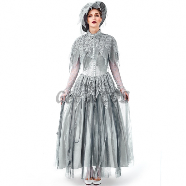 Ghost Costume Bride Dress Lolita Style