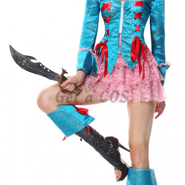 Women Halloween Costumes Easter Pirate Clothes
