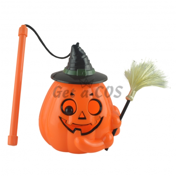 Halloween Supplies Broom Lantern