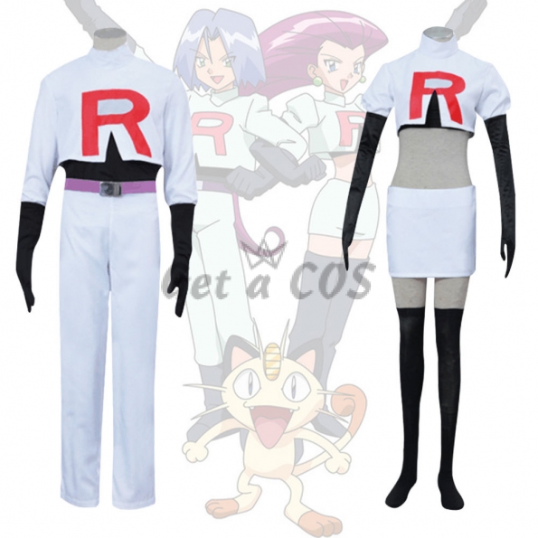 Adults Halloween Costumes Pokemon Rockets Suit