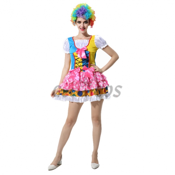 Clown Costumes Pink Bow