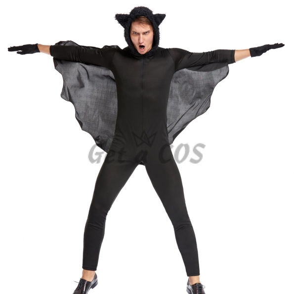 Adult Halloween Costumes Bat Style Jumpsuit