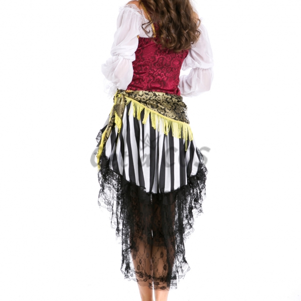 Women Halloween Costumes Pirate Skirt