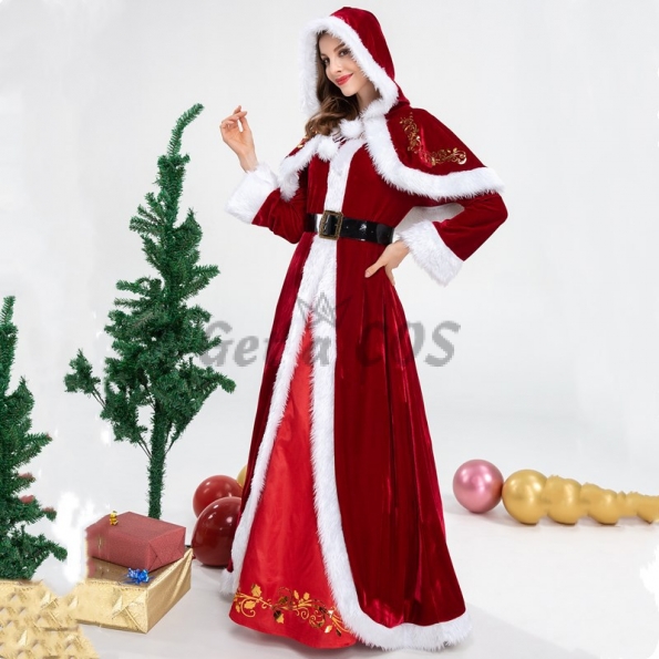 Christmas Costumes Santa Claus Queen Dress