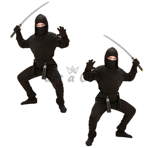 Ninja Costumes Kid Black Style