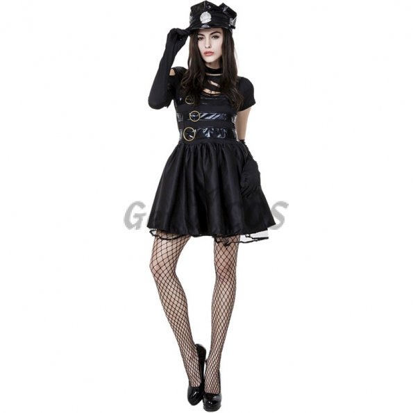 Halloween Policewoman Costumes Edward Scissorhands