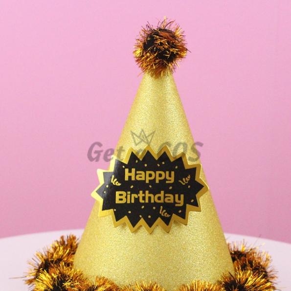 Birthdays Decoration Pompom Hat