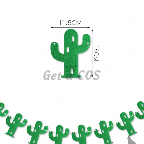 Holiday Decor Cactus Series Pull The Flag