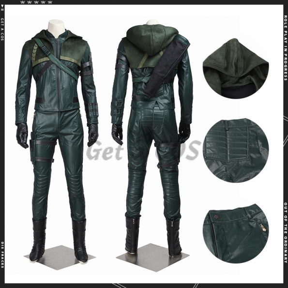 Hero Costumes Arrow Man 3 Oliver Cosplay - Customized