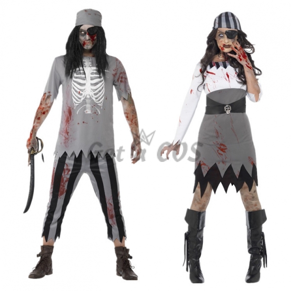 Pirates Costumes Horror Zombie Suit