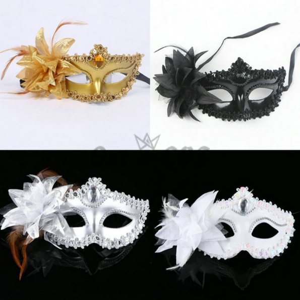Halloween Decorations Lily Plating Mask