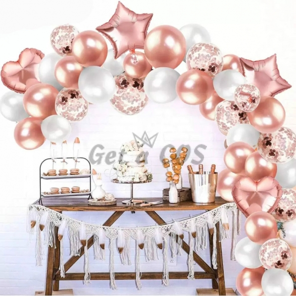 Wedding Decorations Rose Gold Balloon