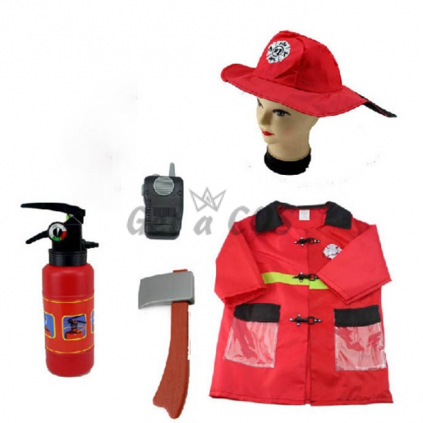 Halloween Decorations Kids Firefighter Suit