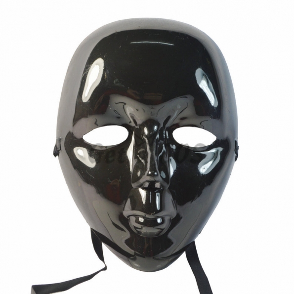 Halloween Decorations Full Face Black Mask