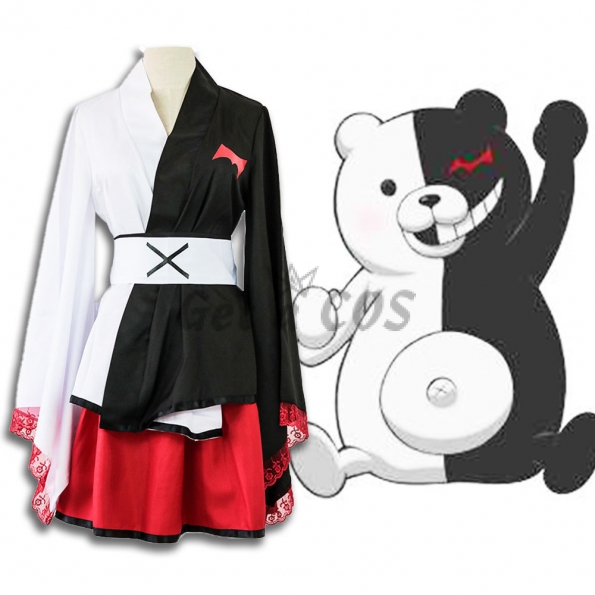 Halloween Costumes Black And White Bear Kimono