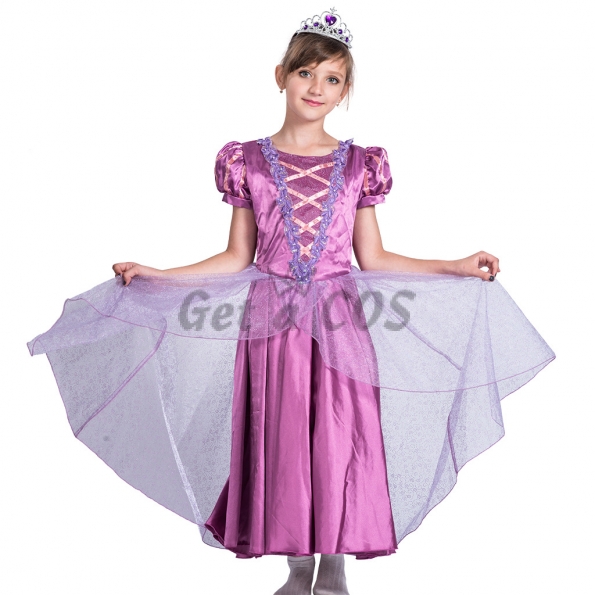 Disney Halloween Costumes Purple Castle Princess Dress