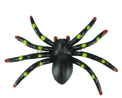 Halloween Decorations Simulation Black Spider Model