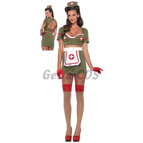 Nurse Halloween Costumes Military Uniform