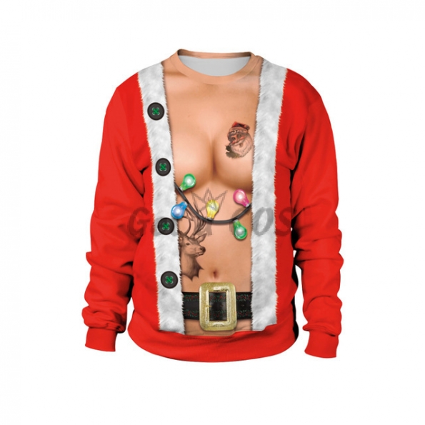 Men Halloween Costumes Christmas Sexy Bare Chest