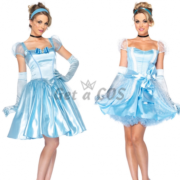 Women Halloween Costumes Snow White Cinderella Dress