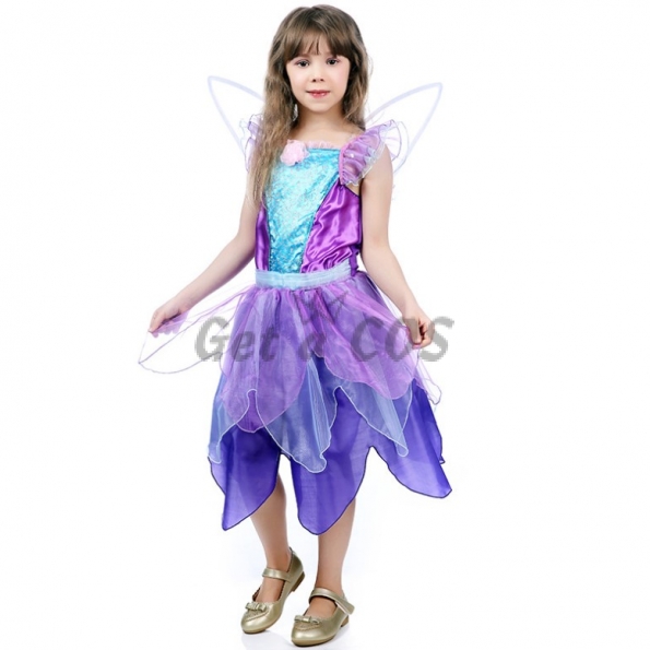 Fairy Costumes Purple Elf Dress