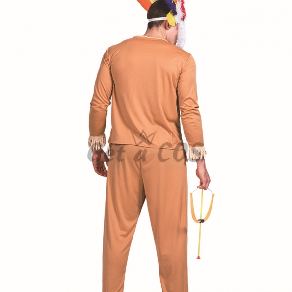 Men Halloween Costumes Indians Outfit