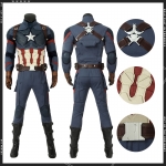 Captain America Costumes Avengers 4: Endgame Steve