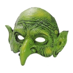 Halloween Props Green Witch Mask