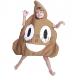 Kids Halloween Costumes Sponge Poop Clothes