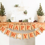 Holiday Decor New Year Family Party Pull The Flag