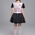 Scary Halloween Costumes Bloody Maid Uniform