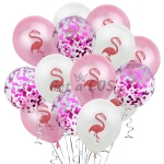 Birthday Balloons Pineapple Flamingo Style