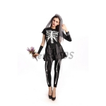 Horror Halloween Vampire Costumes Bloody Skull Ghost Bride