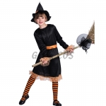 Halloween Costumes Children Witch Stripe Clothes