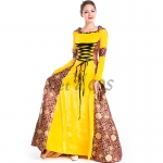 Halloween Renaissance Costumes Robe Retro Dress