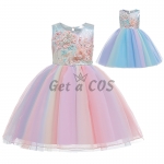 Disney Costumes for Kids Flower Print Dress