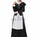 Retro Garden Maid Dress Women Costume