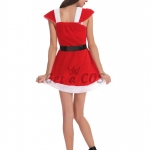 Women Halloween Costumes Short Sleeve Santa Clause