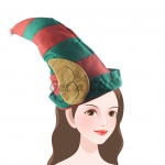 Christmas Decorations Elf Striped Hat