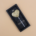 Birthdays Decoration Gold-Plated Love Candle