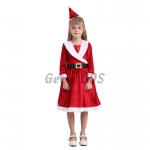Girls Halloween Costumes Santa Claus Skirt