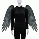 Halloween Decorations White Angel Wings