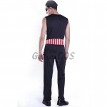Men Halloween Pirate Costumes Cosplay Clothes