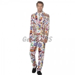 Funny Halloween Costumes Retro Party Suit-LOVE