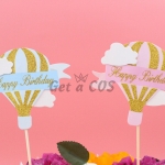 Birthdays Decoration Hot Air Balloon Insert Card